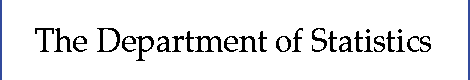 Department of Statistics