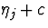 $\eta_j+c$