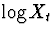 $\log X_t$
