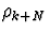 $\rho_{k+N}$