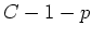 $C - 1 -p$