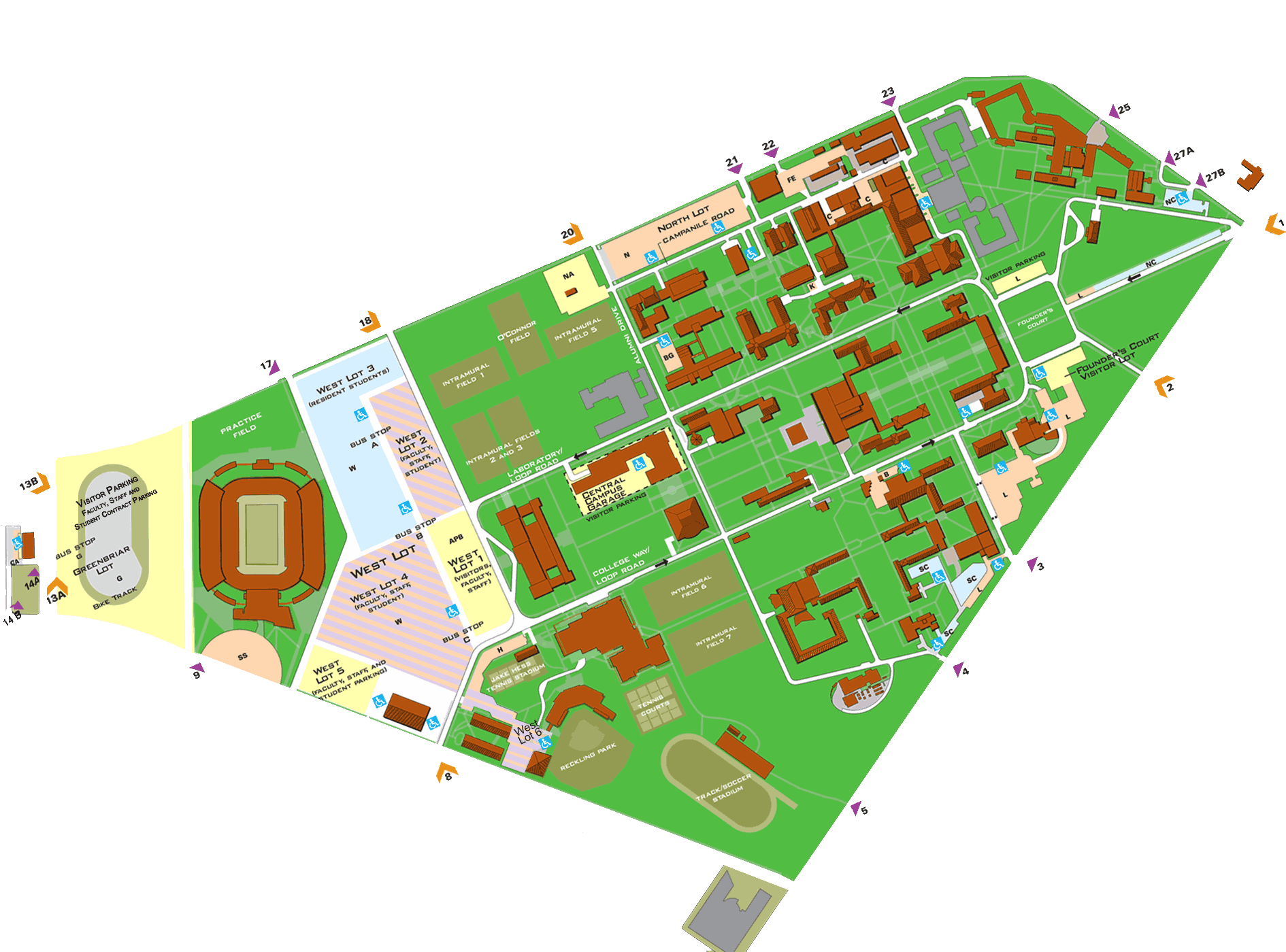 Rice University Map
